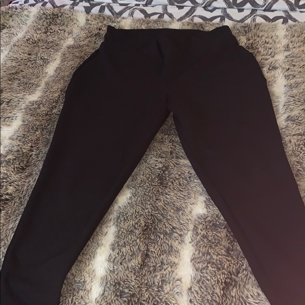 Black high waisted leggings
